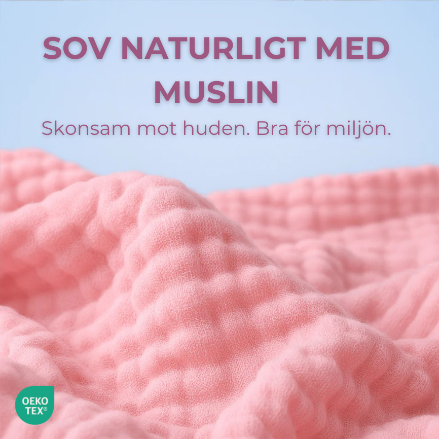 Muslinfilt till vuxen - Slipp svettiga nätter och vakna utvilad