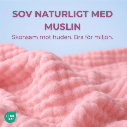 Muslinfilt till vuxen - Slipp svettiga nätter och vakna utvilad