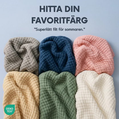 Muslinfilt till vuxen - Slipp svettiga nätter och vakna utvilad